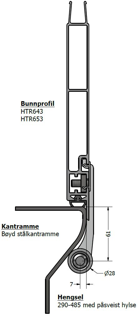 Stålkantramme – 485