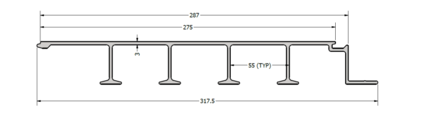Billede af gulvprofil HTR124