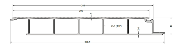 Billede af gulvprofil HTR316