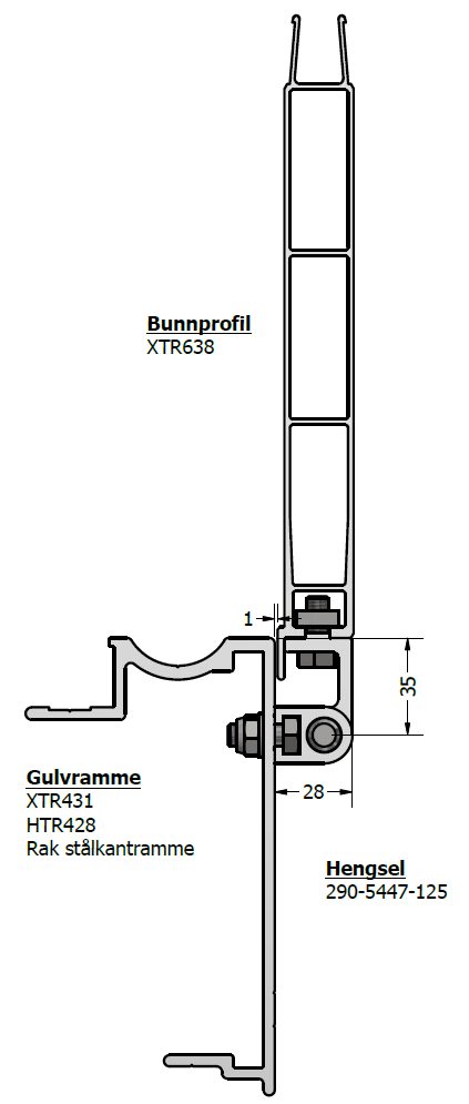 Flat kantramme – 638 – 5447